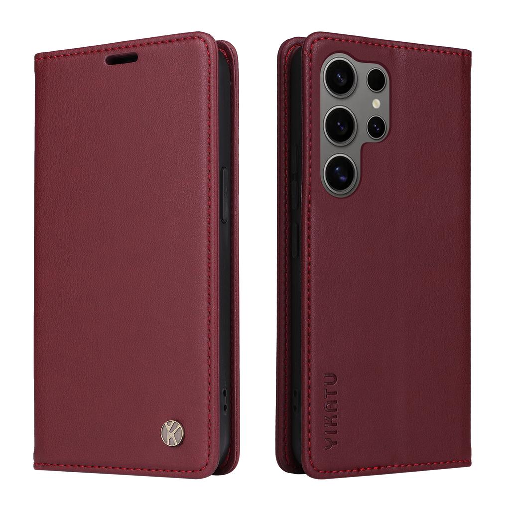 Magnetic Wallet Flip Case for Samsung Galaxy S25 S24 S23 S22 S21 S20 S10 S9 S8 FE Plus Edge | Ultra Silm Design | Premium Case
