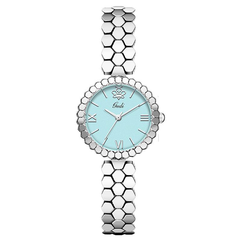 Creative Design Honeycomb Alloy Bracelet Watch Women S Exquisite Simple Temperament High Value Niche Watch