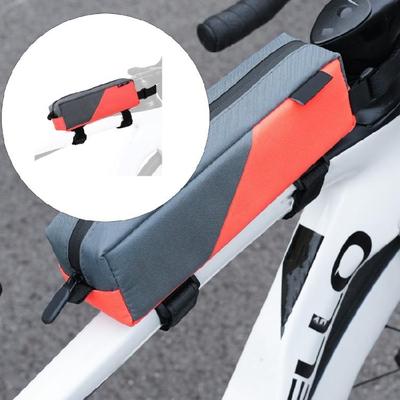 Reflective Bike Crossbar Pack 300D PVC Construction Spacious Interior For Road Mountain Bicycles