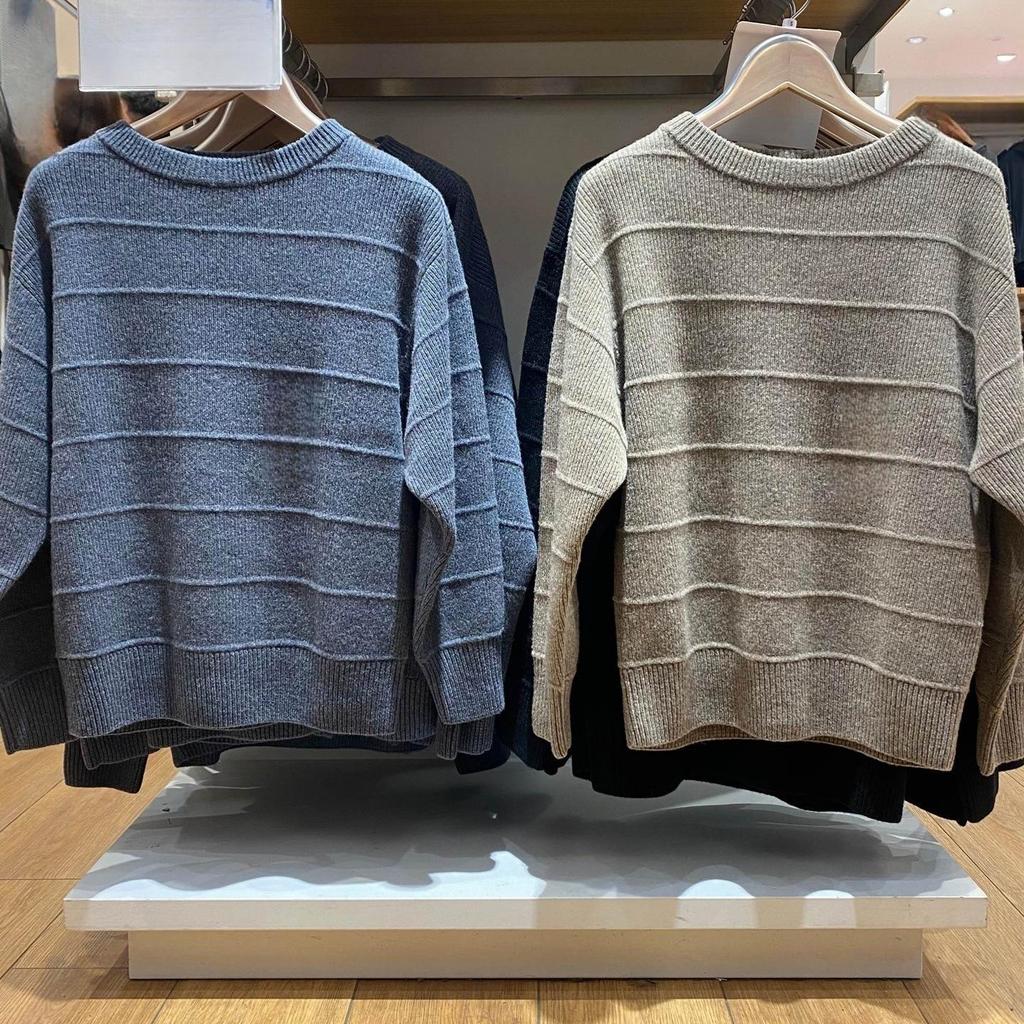 2025 Herren Pullover mit langen Ärmeln, weich gestrickt - Rundhals Pullover für Herbst/Winter, Neuheiten