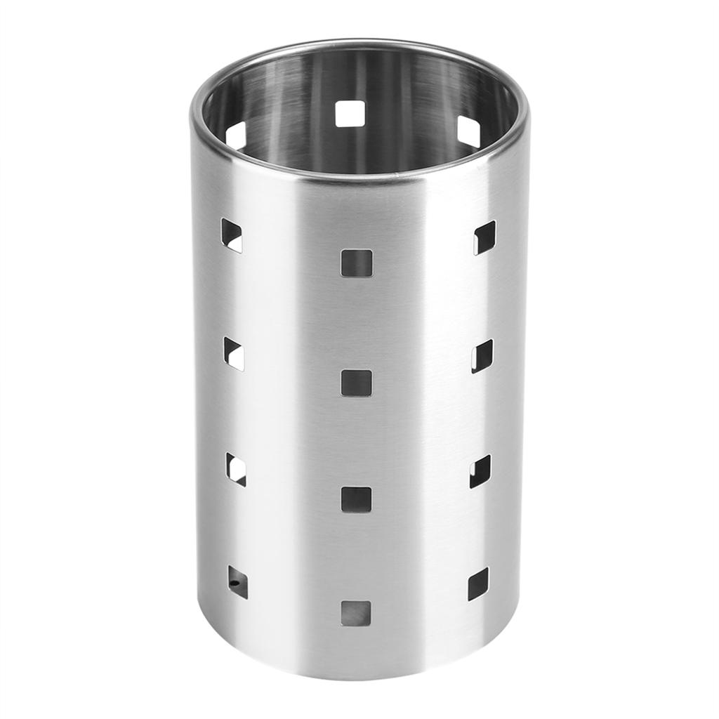 SSGP Stainless Steel Kitchen Cutlery Holder Chopsticks Tableware Storage Rack (L)