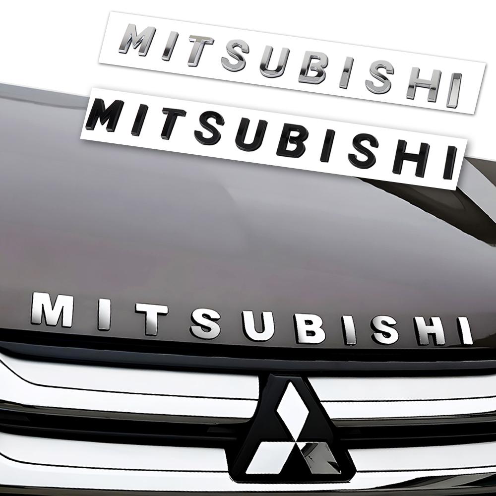 3D ABS Naklejka Dekoracyjna na Przednią Kratkę z Logo Samochodu Akcesoria do Modyfikacji Auta Dla Mitsubishi ASX Lancer EVO Pajero Konwerter Mocowania