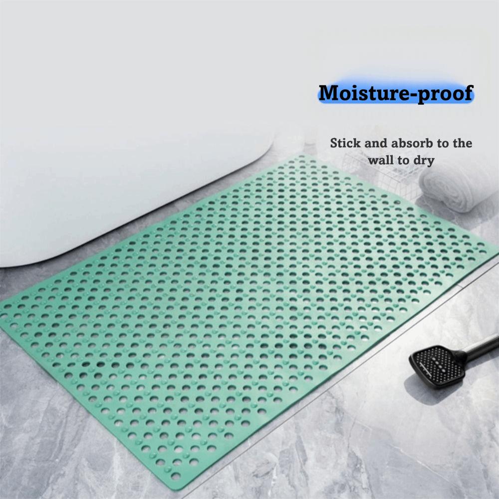 Suction Cups Shower Stall Mat Anti Slip Non-Slip Safety Bathtub Floor Mats Machine Washable Drainage Holes Bathroom Mat