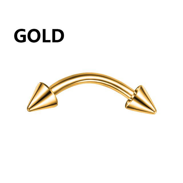 1PC metal Horseshoe Fake Nose Ring C Clip Septum Lip stainless steel Real Piercing Nose Rings Hoop For Women Men Jewelry