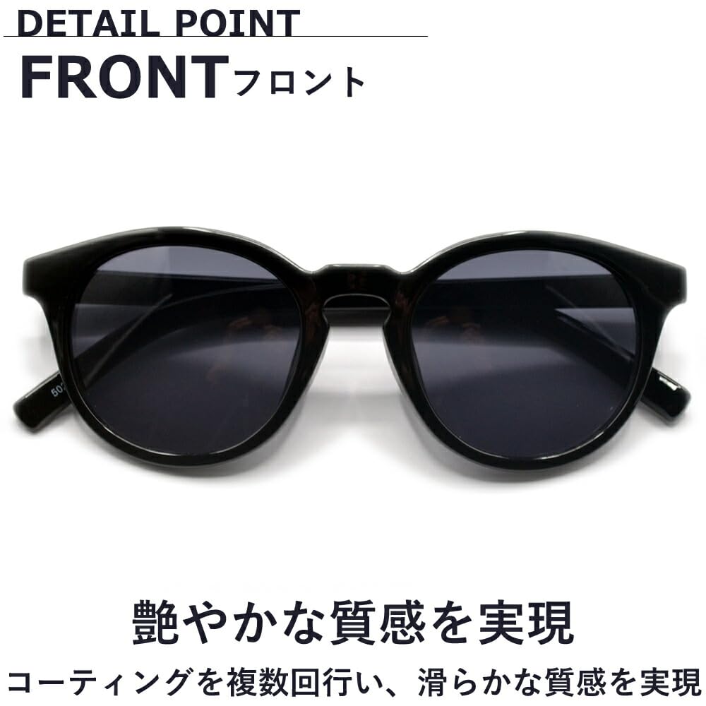 Sunglasses for Men and UV Fashion Boston Thick Colored Lenses [MERRY PLEASURE] Women, Protection, Glasses, Round, Style, Frame,