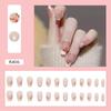 24Pcs French Tip Extra Long Ballerina Press On Nails Detachable Artificial Fake Nails Wearable Nail Art Tips