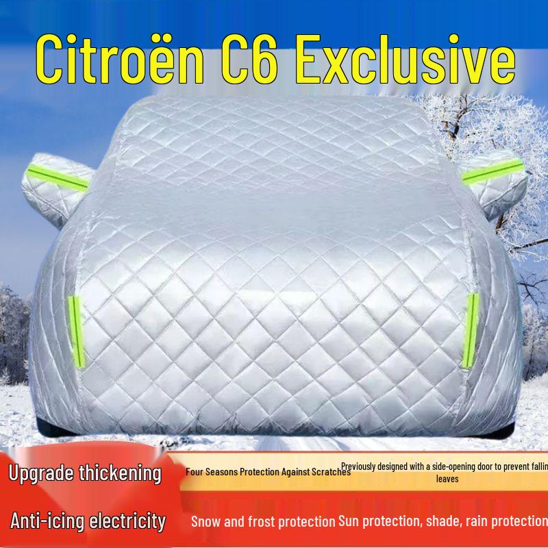 Citroen C6 All-Weather Car Cover: UV, Rain, Snow, Ice, Hail Protection with Heat Insulation Thickened Hailproof All-season