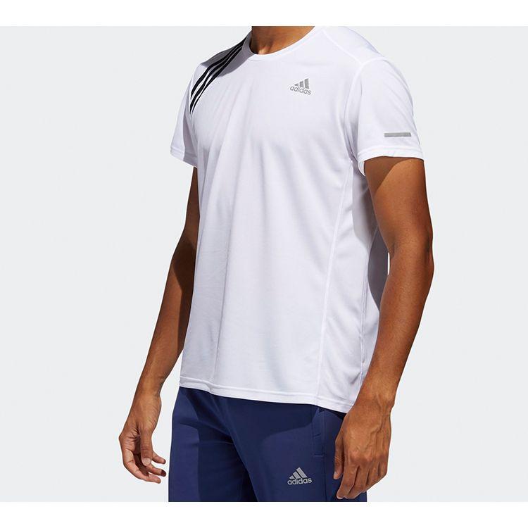 Adidas Casual Sports Short Sleeve T-Shirt Men Tops White FK1592