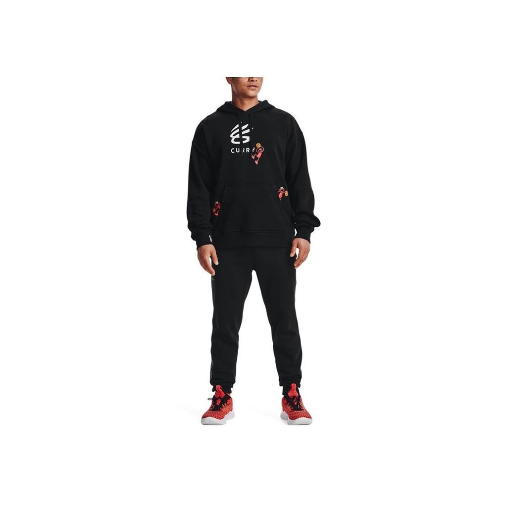 Under Armour Curry X Sesame Street Collection Basketball Hoodie Men Tops Black 1369619-001