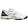 Mizuno Wave Lightning Z7 Weiß Blaues Band Unisex Sneaker Mp-Gold V1GA220043