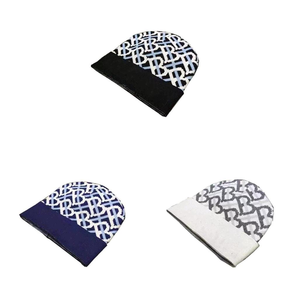 Knitted Hat For Men Women With Digital Print Warm Breathable For Winter Casual Style