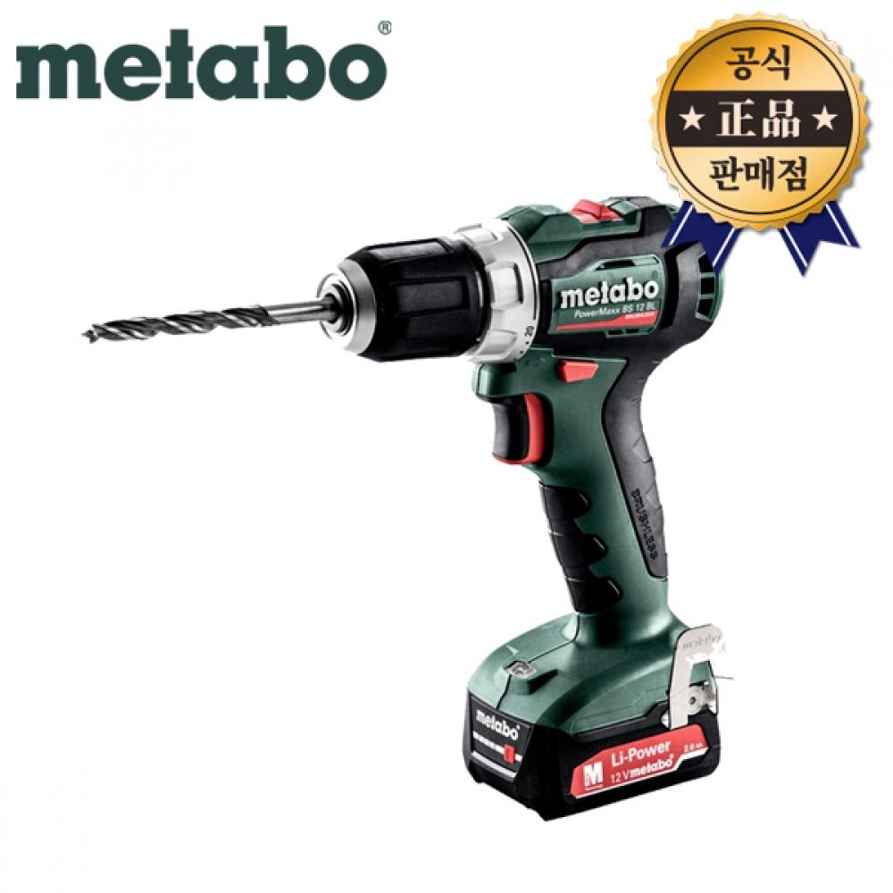 

Дрель-шуруповерт Metabo PowerMaxx BS 12 BL 2.0Ahx2 12V бесщеточный