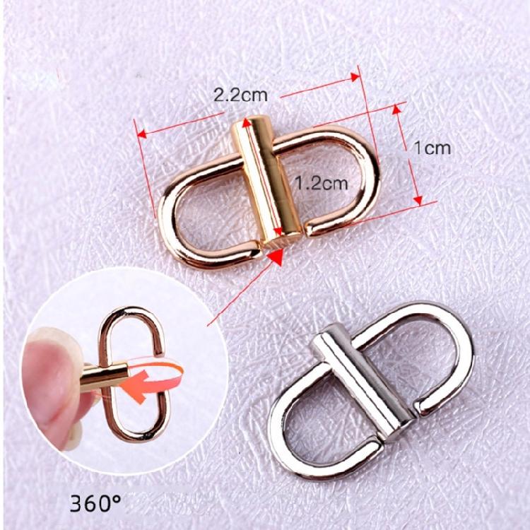 Adjustable Metal Buckles for Chain Strap Bag Chain Shortener Daily Replacement
