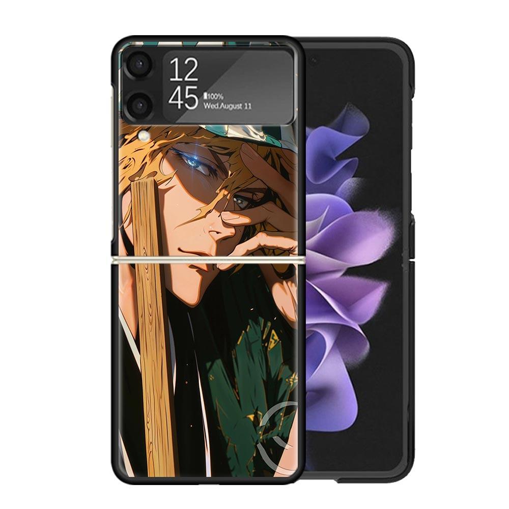 Bleach Kisuke Urahara Cases For Samsung Galaxy Z Flip 4 5 6 7 3 Z Flip7 Flip6 Flip4 Flip5 Flip3 5G Hard Shockproof Fundas Cover