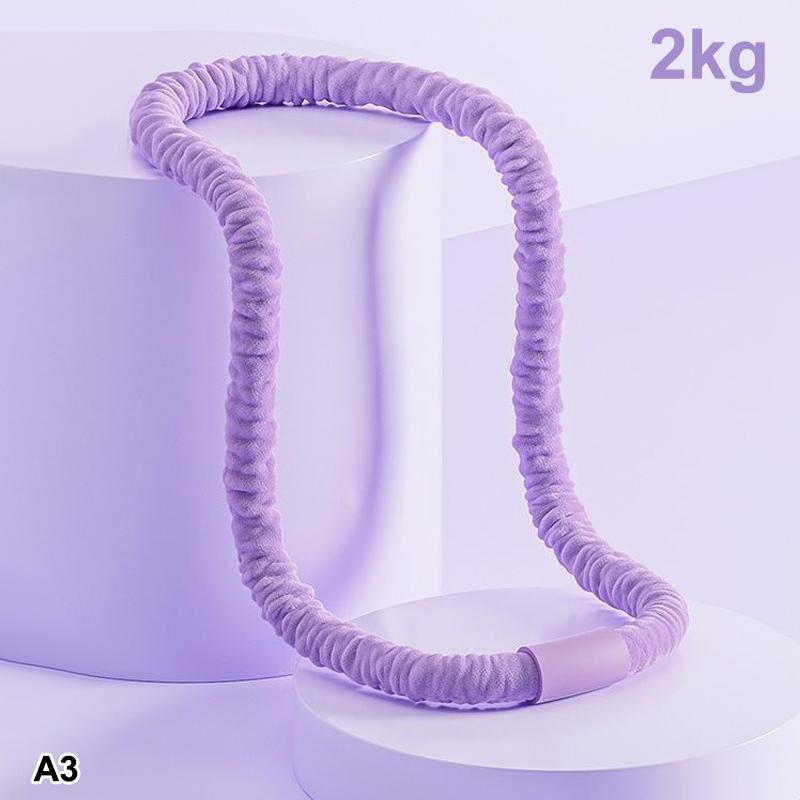 Soft Spring Fitness Hoop Adults Weights Loss Burns Fat Easy To Fold And Store Waist Toning Fitness Circle Unisex Waist Exercise