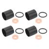 4 Sets Injector Seal Kit 7701474025 Prevent Leakage Enhance Engine Power for Trafic Master Opel Movano