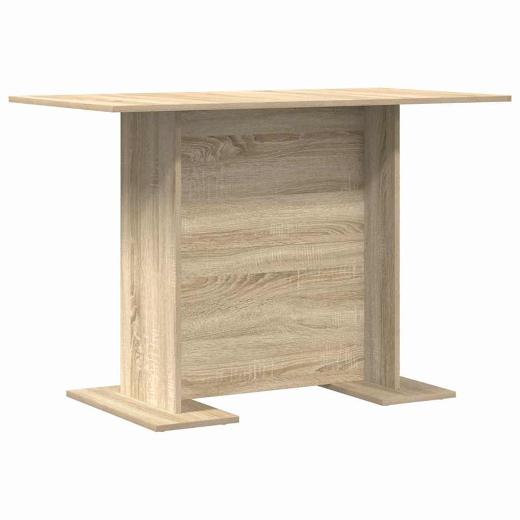 Dining Table Sonoma Oak Finish 110 x 60 x 75 cm Engineered Wood