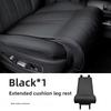 Leather Seat Extender Leg Cushion Memory Foam Seat Cushion New Car Seat Leg Support Pad  Long Drive