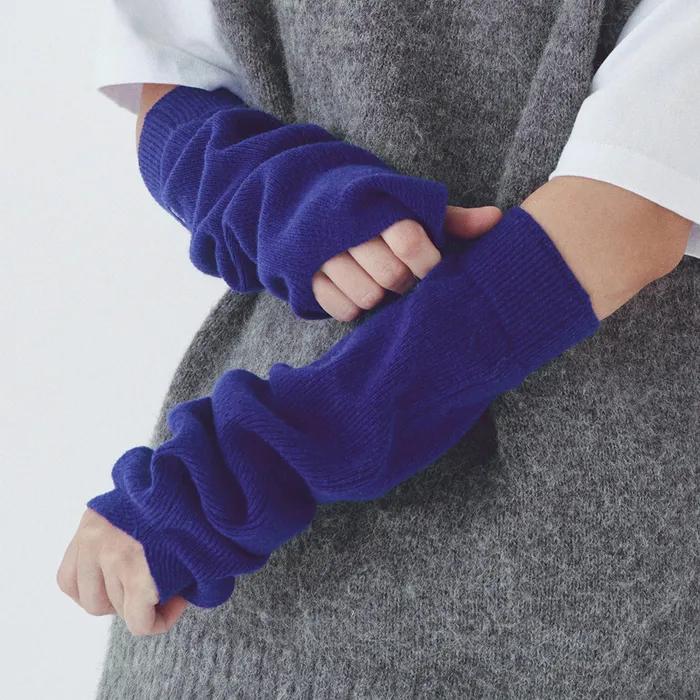 Logo Stitch 2-Way Leg Warmer_CTA937(Blue)