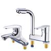 Vintage Double-Handle Kitchen Faucet with Hot & Cold Mixer
