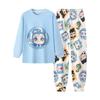 Boys Cotton Pajama Set Long Sleeve Cartoon Print Sleepwear Kids Teens Home Wear