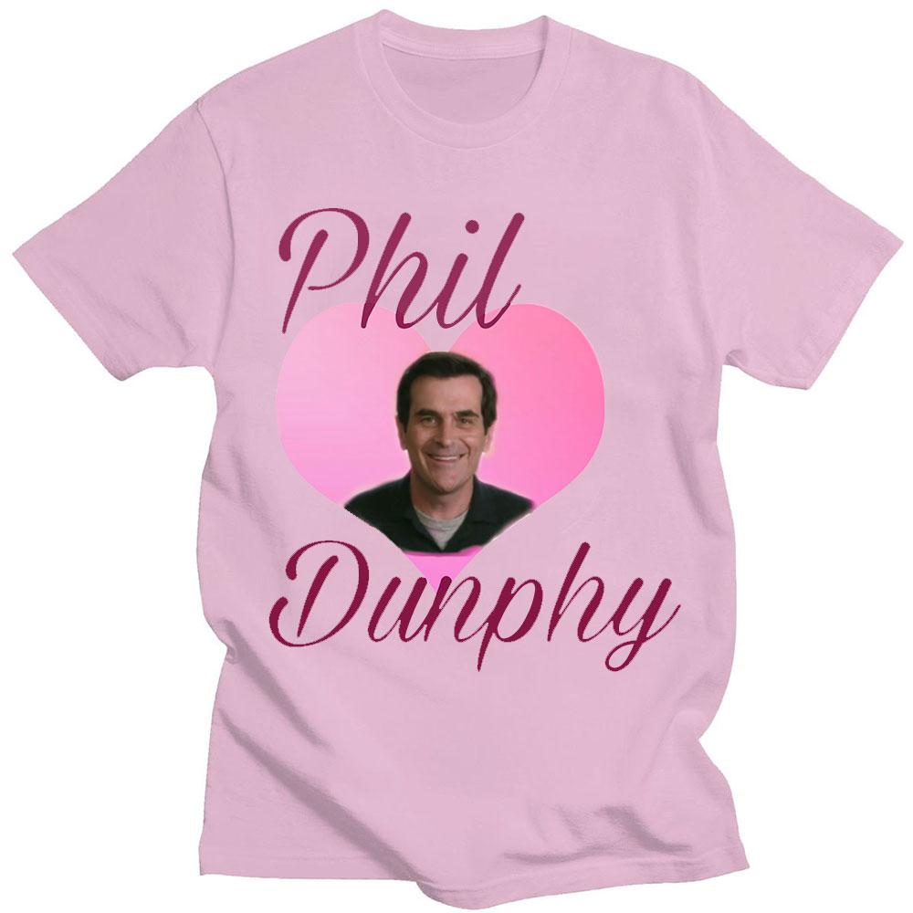 Phil Dunphy 2022 Amerikan TV Dizisi Tişörtleri Harajuku Grafikli Baskılı Kısa Kollu %100 Pamuklu Tişört Oversize Sokak Giyimi Unisex
