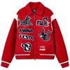 Fila 2026 Spring Couple Color-Block Hooded Jacket