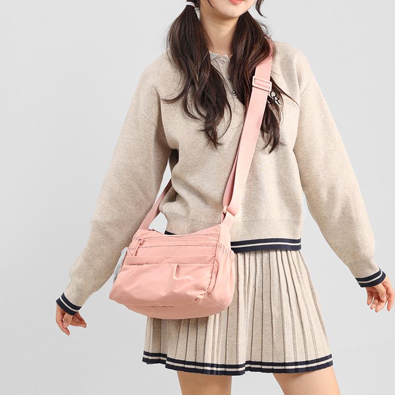 Shoulder Bag Large Capacity Crossbody Bag Multi-Layer Nylon Bag