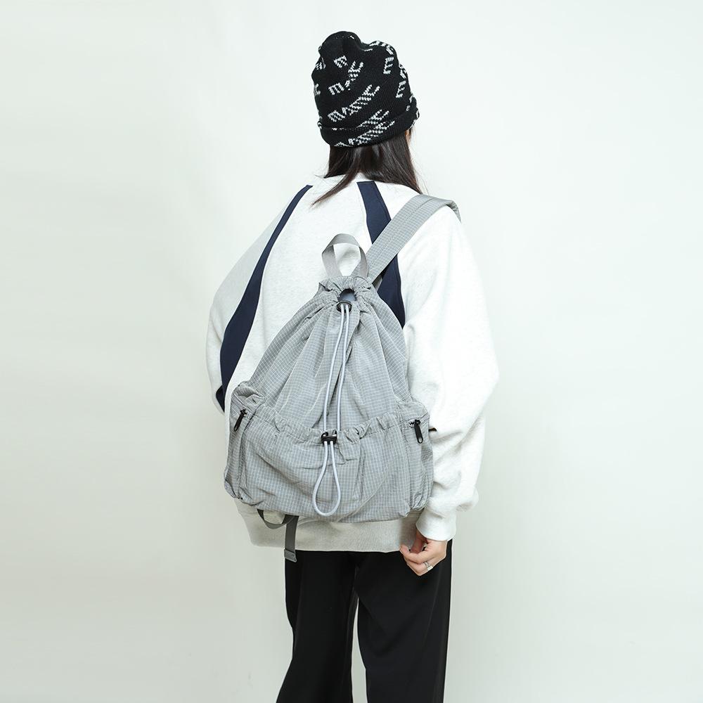 Casual Backpack, Small Backpack, Women's Lightweight Drawstring Schoolbag