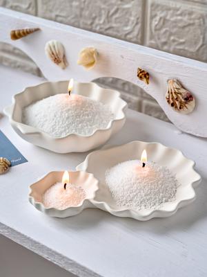 DIY Scallop Jewelry Storage Tray Silicone Mold 3D Shell Ceramic Trinket Plate Cement Concrete Soap Dish Resin Molds Home Decor