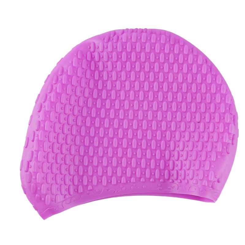 Silicone Swimming Cap For Adults Waterproof Swim Cap For Women And Men High Elastic Cap Bath Diving Hat Swim Pool Accessories