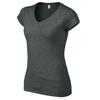 Gildan Womens/Ladies Softstyle Heather V Neck T-Shirt