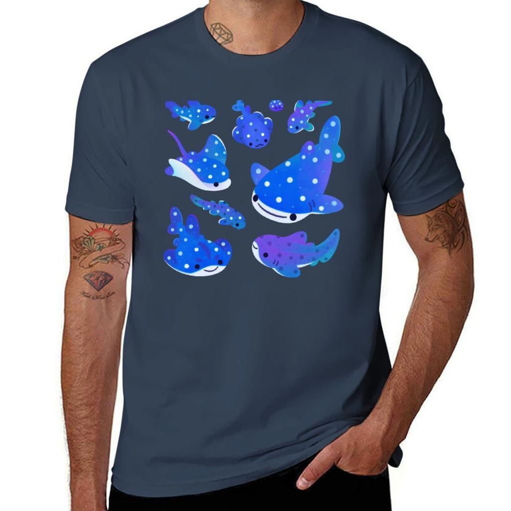 dot Polka shark TShirt Holiday Outdoor TShirt