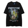 Streetwear Both Sides Clown Graphic Unisex T-Shirt Cotton Oversized Short Sleeves T Shirt