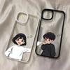 Sweet Girl & Boy Couple Paired Funda Iphone Case For iPhone 17 16 15Pro Max 11 12 13 14Pro Plus Shockproof Carcasa Iphone Shell