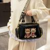 New Women's Bag Cartoon Couple Cat Handbag Cute and Stylish Single Shoulder Crossbody Bag