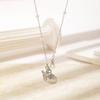 Trendy Temperament Gold Color Starfish Shell Pearl Pendant Necklace Earrings for Women Summer Beach Stainless Steel Jewelry Gift