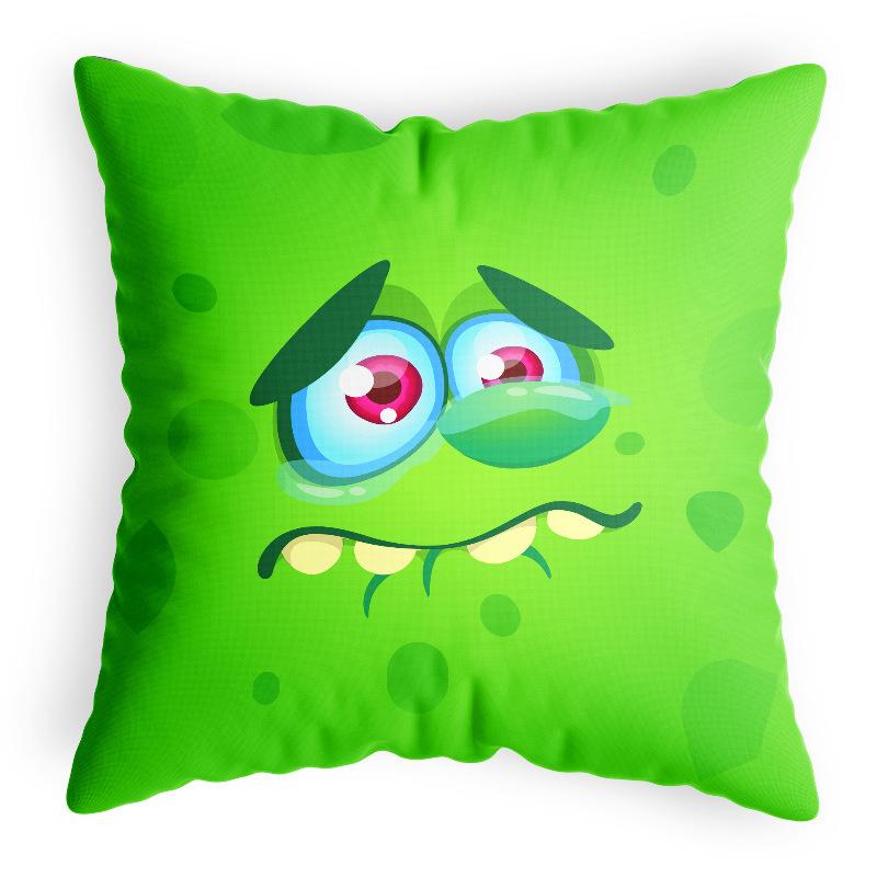 Circus Clown Cushion Cover Happy Kids Home Cartoon Cute Pillow Cover Car Restaurant Cushion Cover