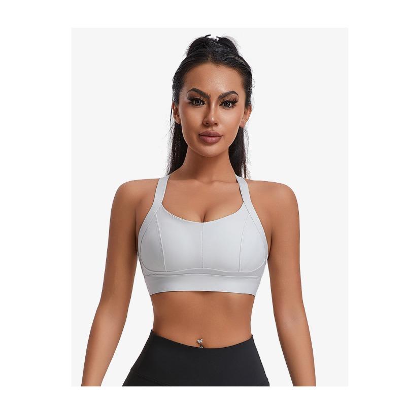 Damen S Sport-BH mit hohem Halt und Kreuzrücken für Fitness, Laufen, Yoga