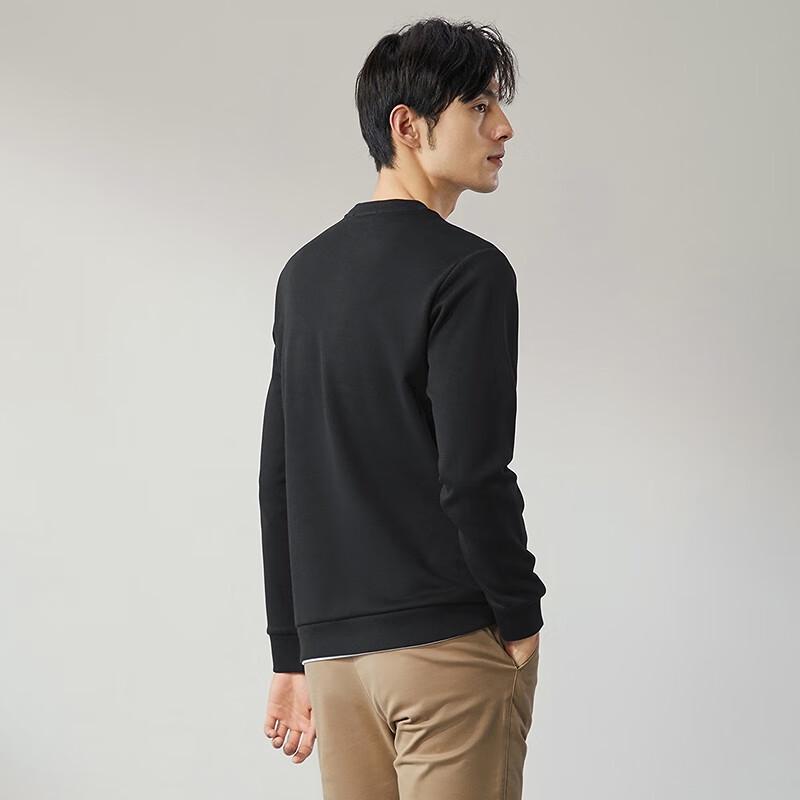 

Qipai Men s Layered Look Fleece Lined Sweatshirt