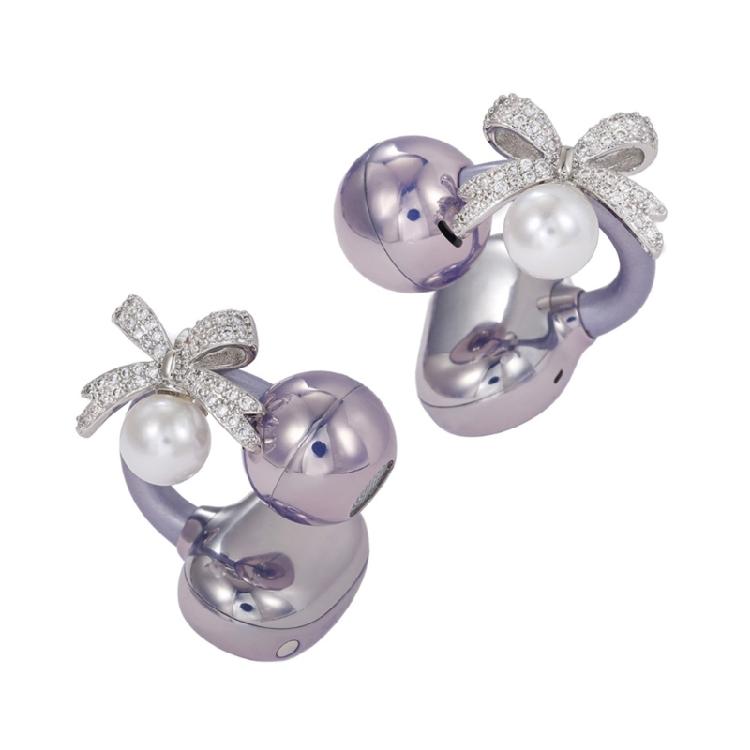 Bowknot Decoration For Freeclip Earbuds Open Ear Decorative Earphone Accessories Removeable Decoration Clip