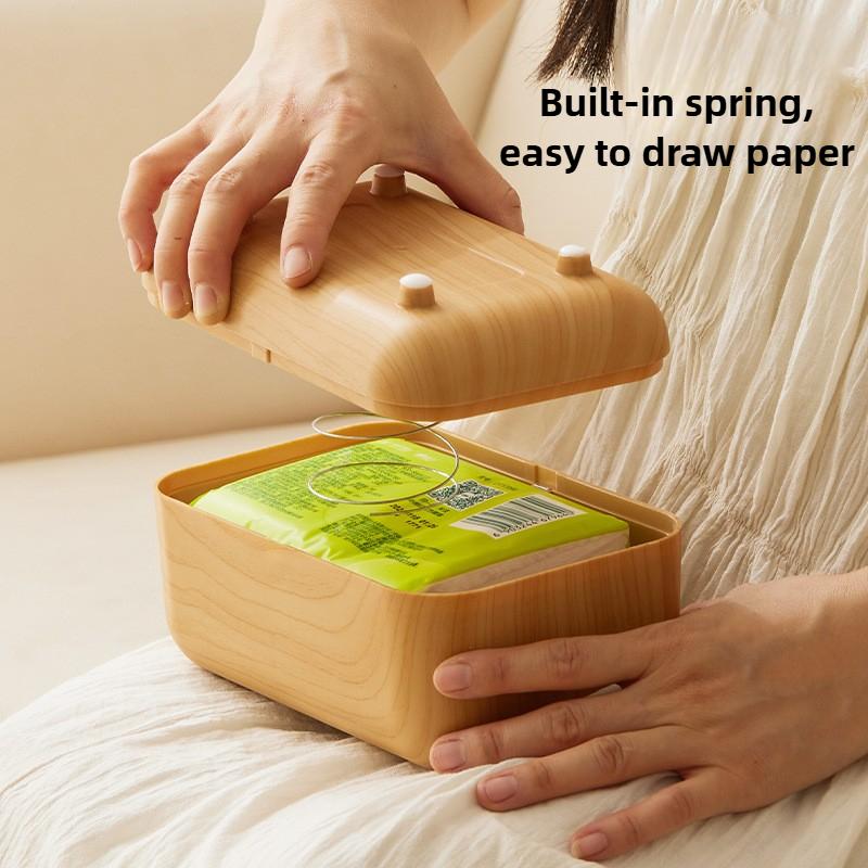 Plastic Storage Tissue Boxes Luxury Organizers Cute Aesthetic Napkin Box Multifunctional Napkin Holder Dressing Rooms Bedroom Boxes Home Decor