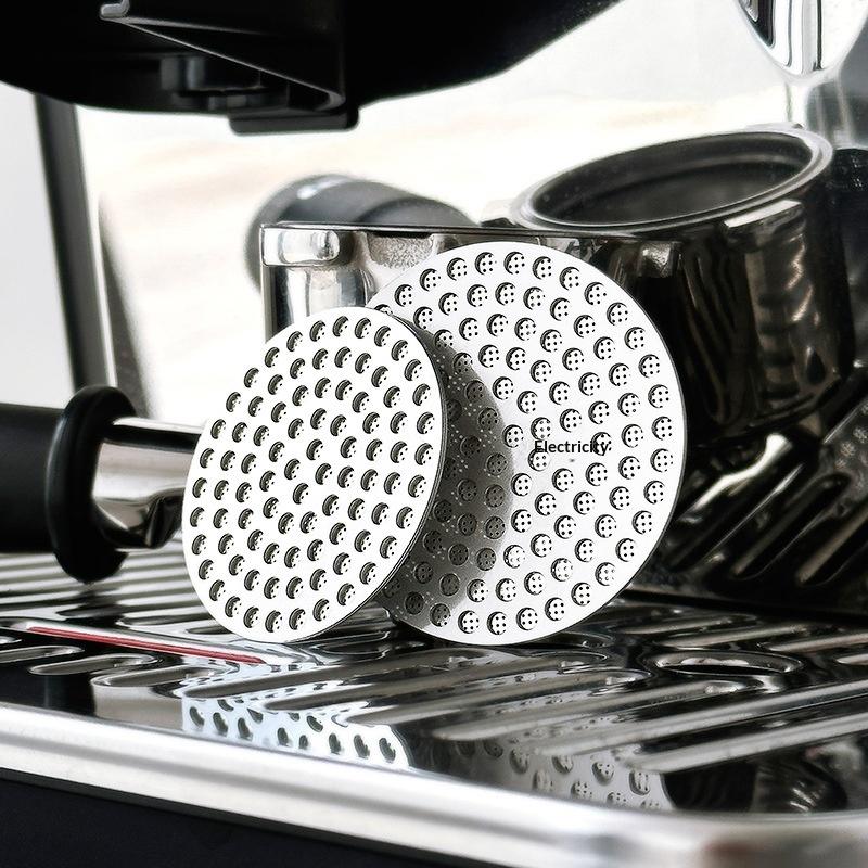 51/53/58Mm Reusable Coffee Puck Screen 316 Stainless Steel Double Layer Coffee Filter Fine Mesh Professional Espresso Accessory