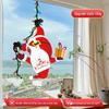 Santa Claus Static Stickers: Double-Sided, Sun-Resistant, and Colorfast Window Decorations