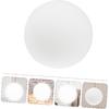 Vaguelly 6 Inch White Frosted Glass Globe Lamp Shade - Replacement Glass Globe Shade Cover, Round Ball Lamp Cover for Ceiling, Wall Fixtures