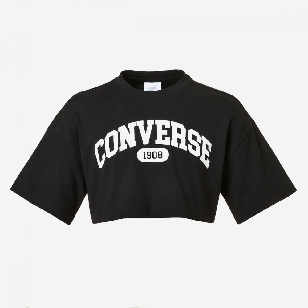 

Converse Футболка Converse Sporty Crop 10027253 A01 черная 85