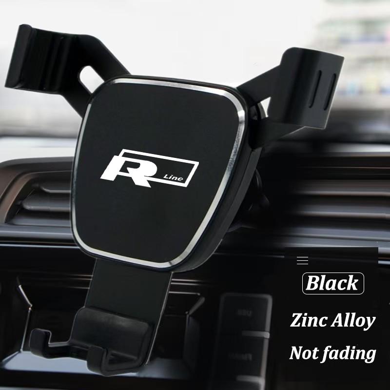 PCVHD1 Styling Mouldings Gravity Car Phone Holder Air Vent Clip Cell Phone Stand Support Interiors For Volkswagen VW RLine R Golf Amaro