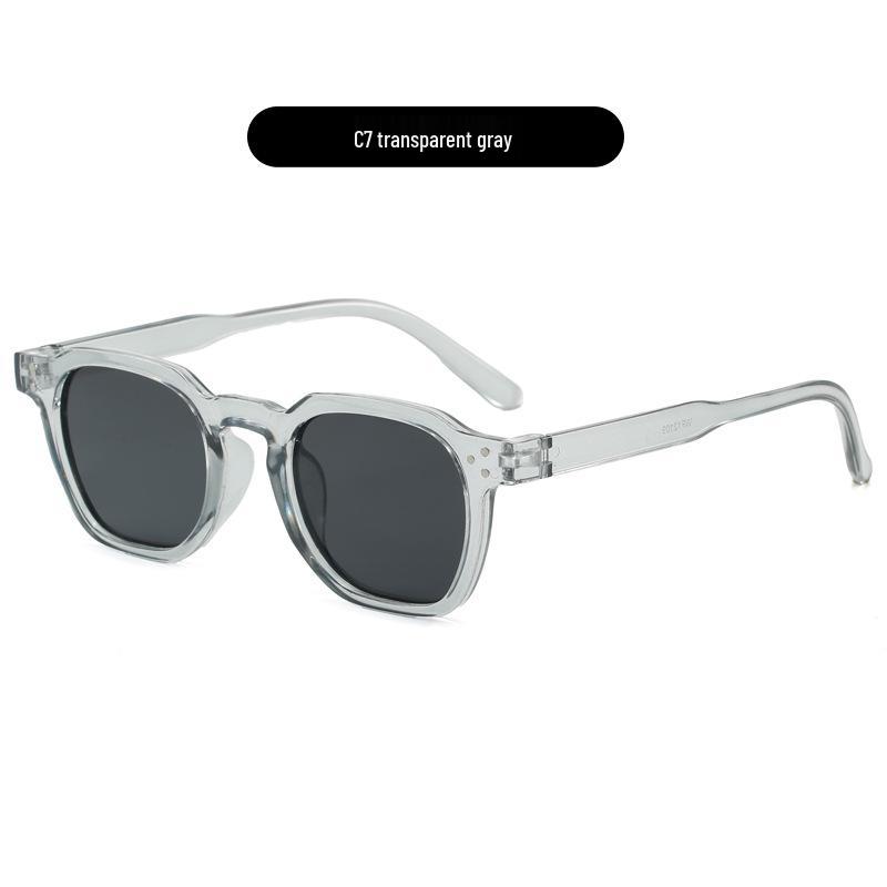 

Trendy Irregular Nail Ink Sunglasses: European American Style, Flat Lens, Women s Fashion Street Style As Shown