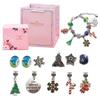 Pandora Crystal Beaded Bracelet - Large Hole Christmas Jewelry DIY Gift