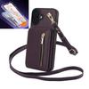 Crossbody Zipper Card Solt Leather RFID Wallet Phone Case For iPhone 17 Pro Max 16 15 14 Plus 13 12 11 XS 16E Pocket Purse Cover